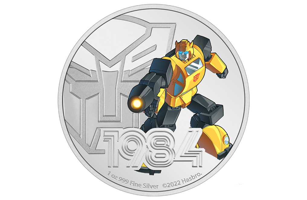 Buy 1 oz Silver Transformers Bumble Bee Coin (2022), image 0