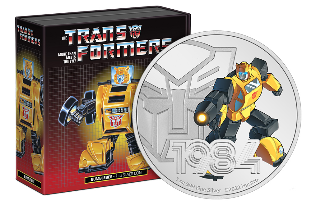 Buy 1 oz Silver Transformers Bumble Bee Coin (2022), image 2