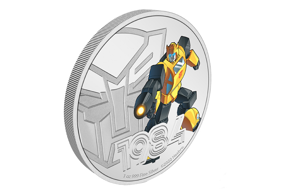 Buy 1 oz Silver Transformers Bumble Bee Coin (2022), image 3