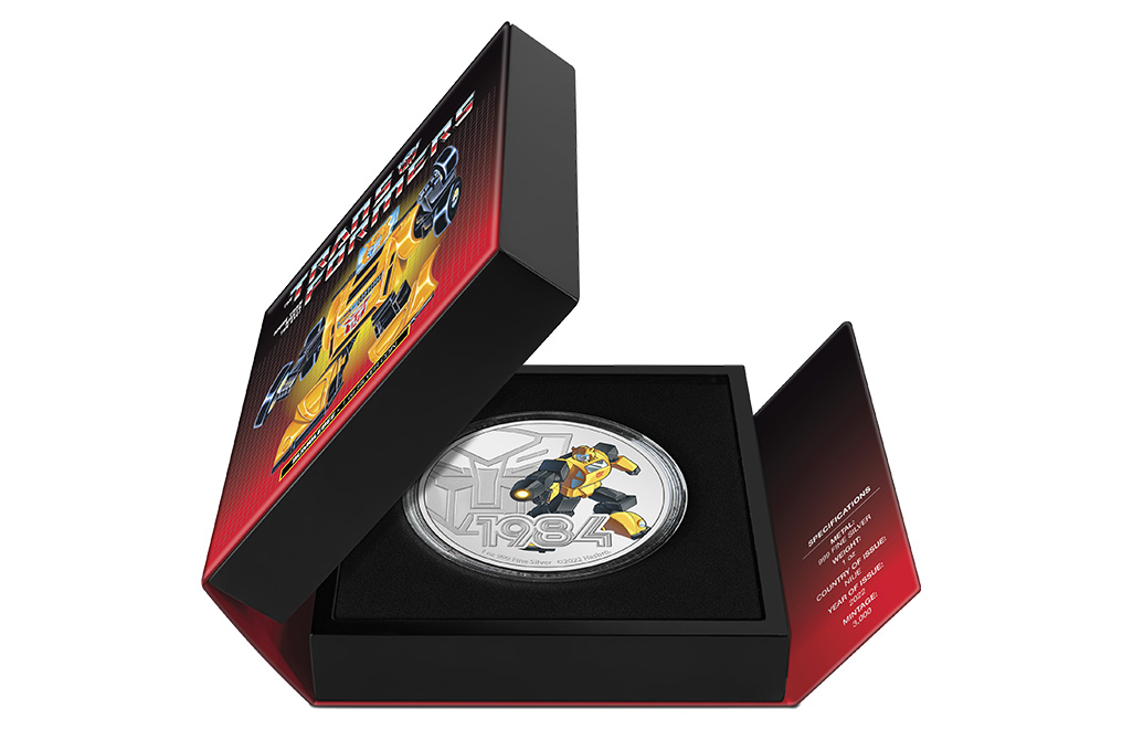 Buy 1 oz Silver Transformers Bumble Bee Coin (2022), image 5