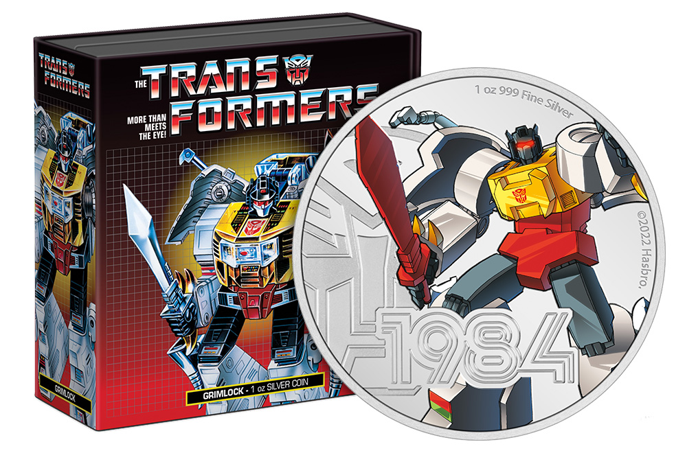 Buy 1 oz Silver Transformers Grimlock Coin (2022), image 2
