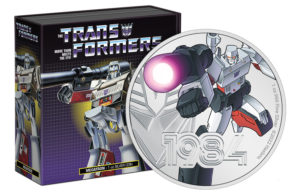 Buy 1 oz Silver Transformers Megatron Coin (2022), image 2