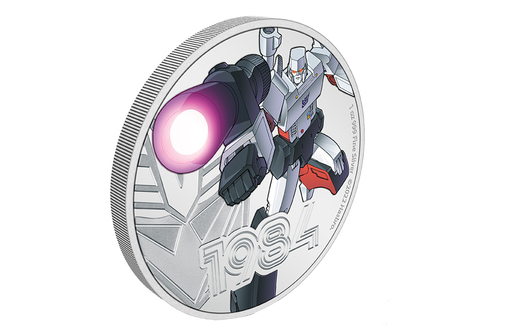 Buy 1 oz Silver Transformers Megatron Coin (2022), image 3