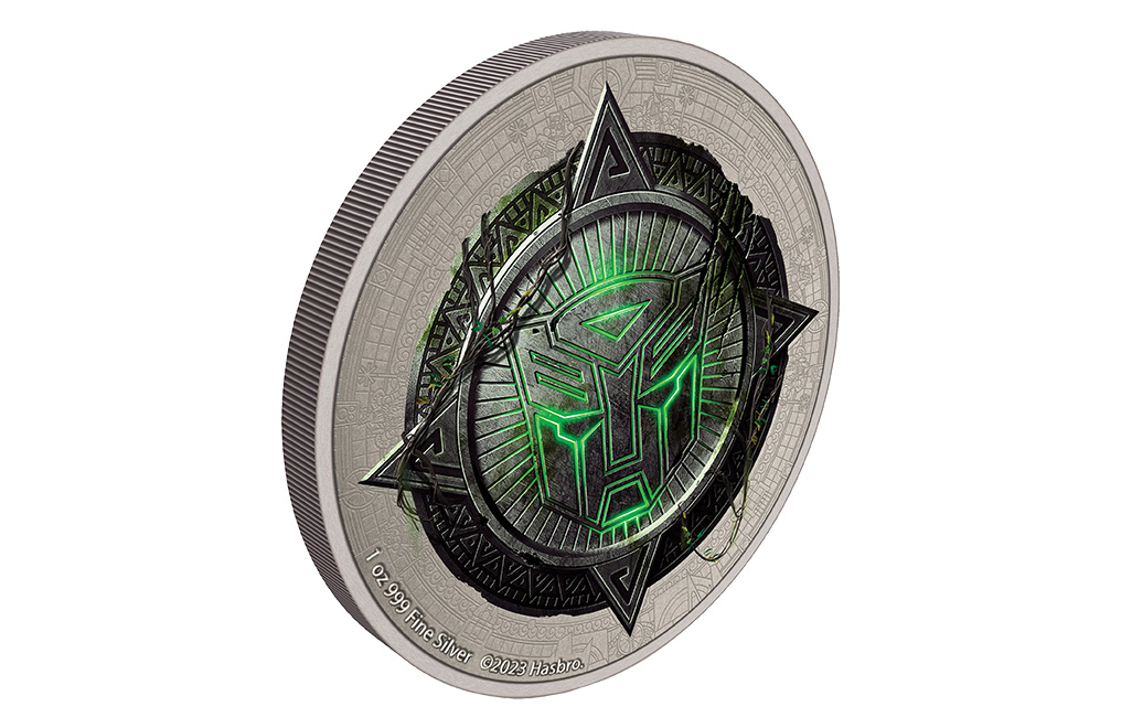 1 oz Silver Transformers 7: Rise of the Beasts Coin (2023), image 1