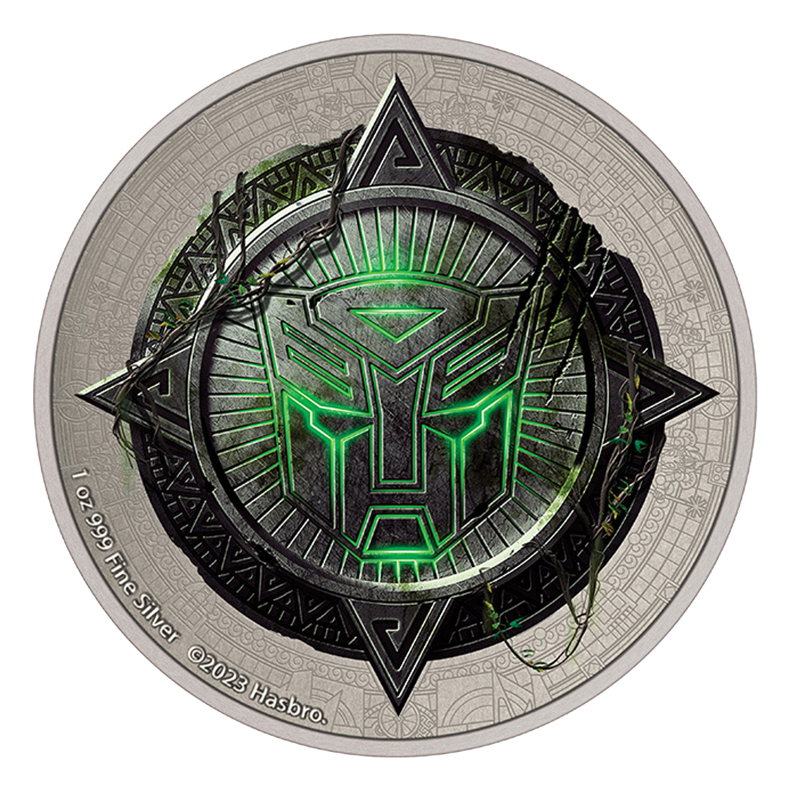 1 oz Silver Transformers 7: Rise of the Beasts Coin (2023), image 1
