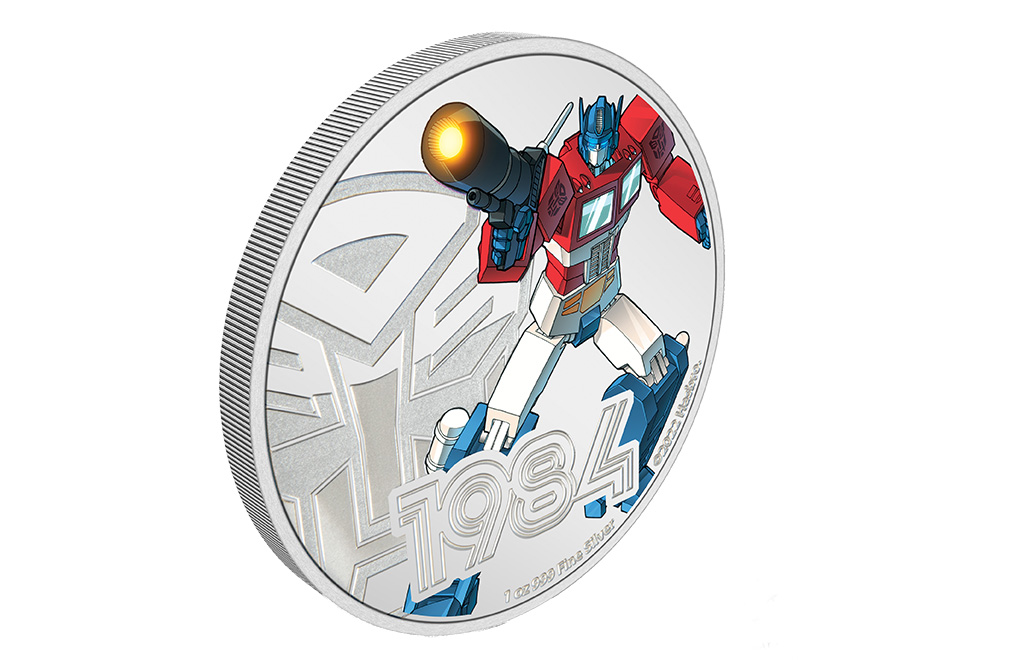 Buy 1 oz Silver Transformers Optimus Prime Coin (2022), image 3