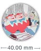 1 oz Silver Alice in Wonderland Tweedledee and Tweedledum Coin (2021)