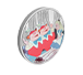 Buy 1 oz Silver Alice in Wonderland Tweedledee and Tweedledum Coin (2021), image 2