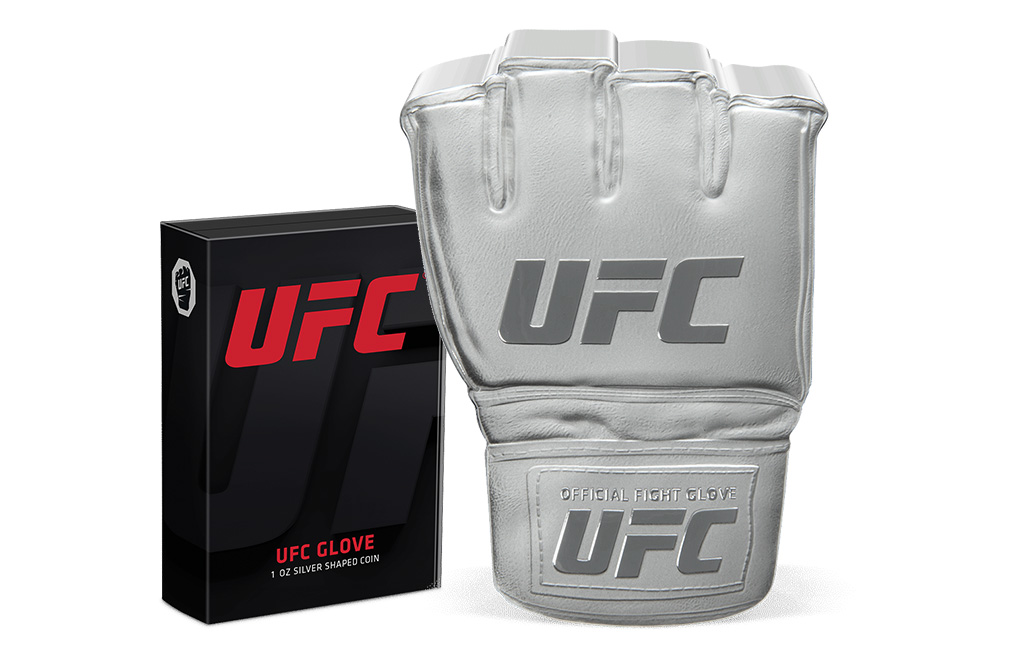 Buy 1 oz Silver UFC Glove Coin (2024), image 2