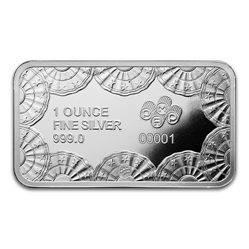 1 oz Silver USA 250th Anniversary Heraldic Bald Eagle Bar, image 3