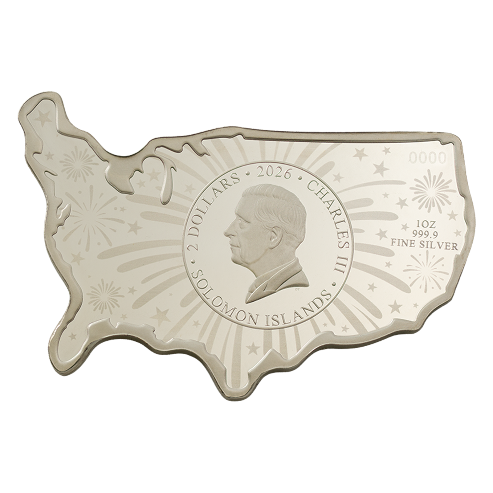 Buy 1 oz Silver USA 250th Anniversary Stars and Stripes Coin (2026) {US Shipping week of July 13th}, image 1