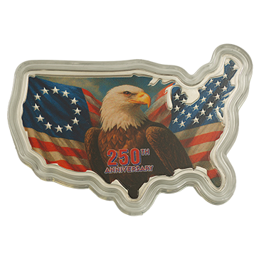 Buy 1 oz Silver USA 250th Anniversary Stars and Stripes Coin (2026) {US Shipping week of July 13th}, image 2