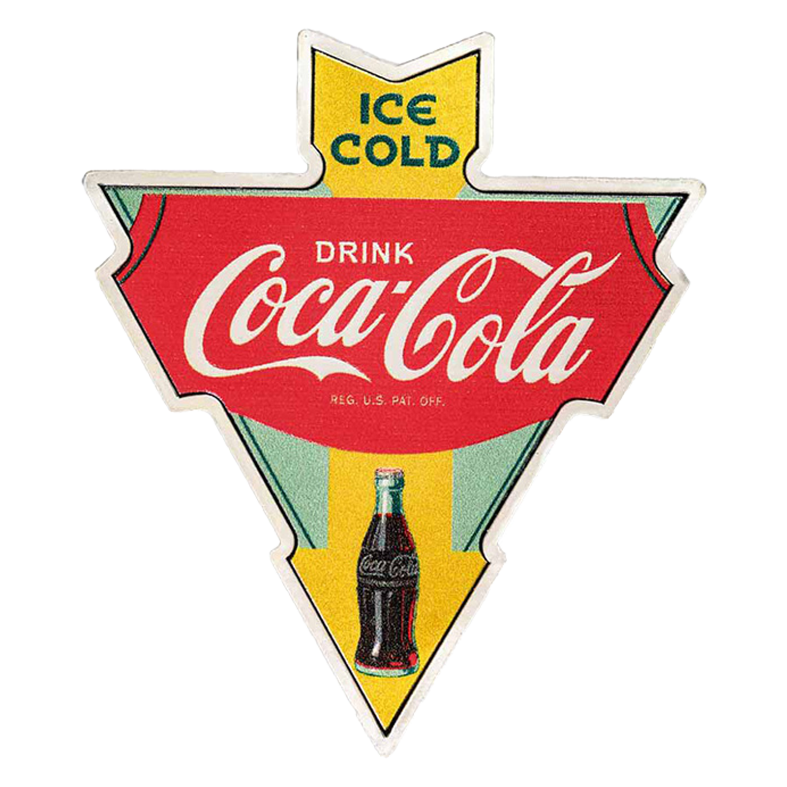 Buy 1 oz Silver 1930's Vintage Coca-Cola® Sign Bar, image 0