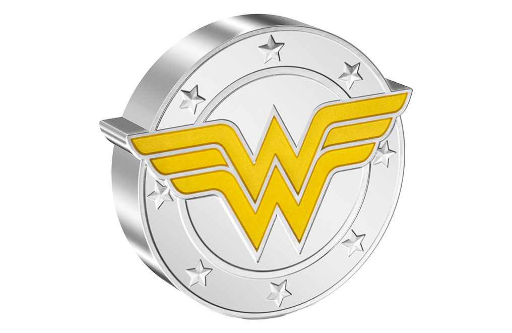 Buy 1 oz Silver WONDER WOMAN™ Logo Coin (2022), image 0