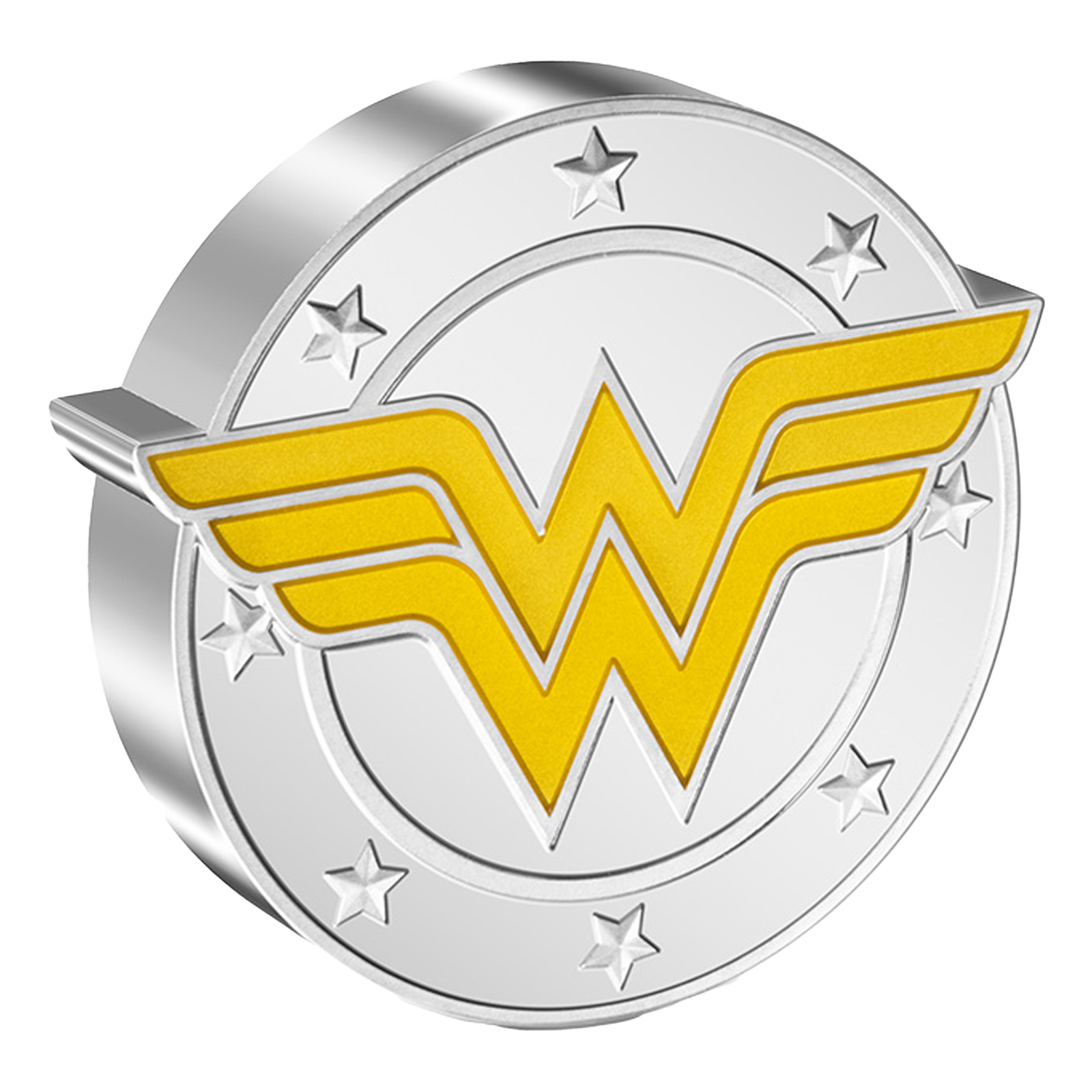 Buy 1 oz Silver WONDER WOMAN™ Logo Coin (2022), image 0