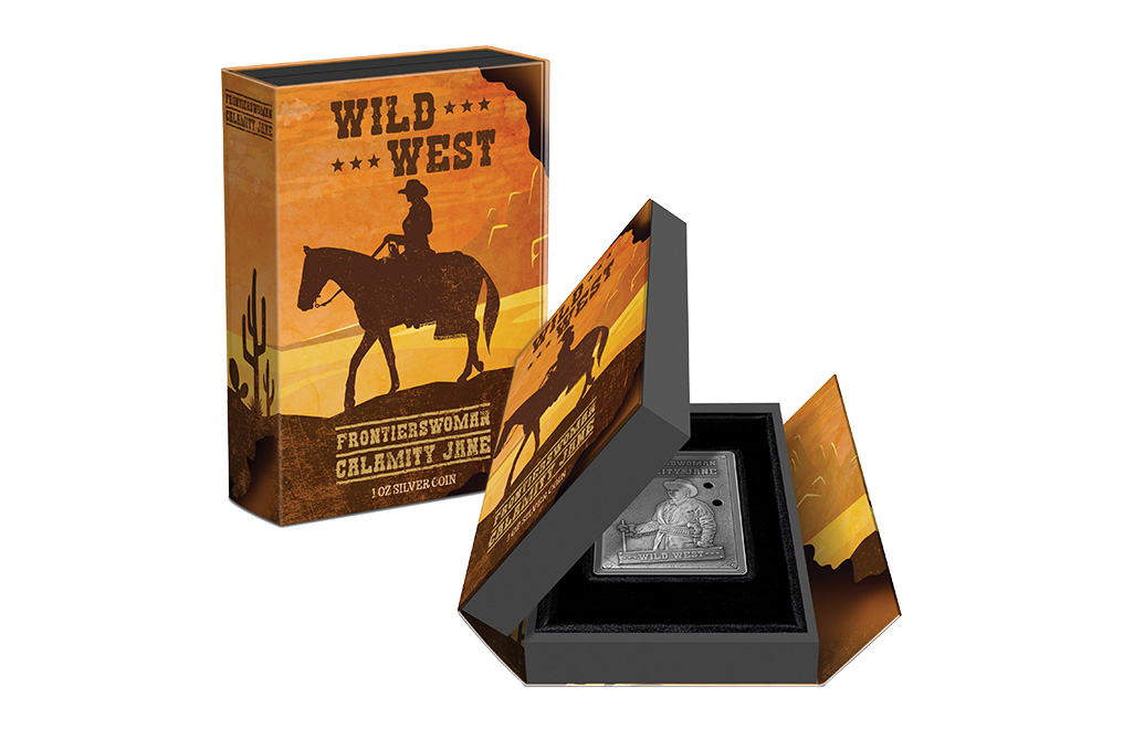 Buy 1 oz Silver Wild West Calamity Jane Coin (2024), image 3