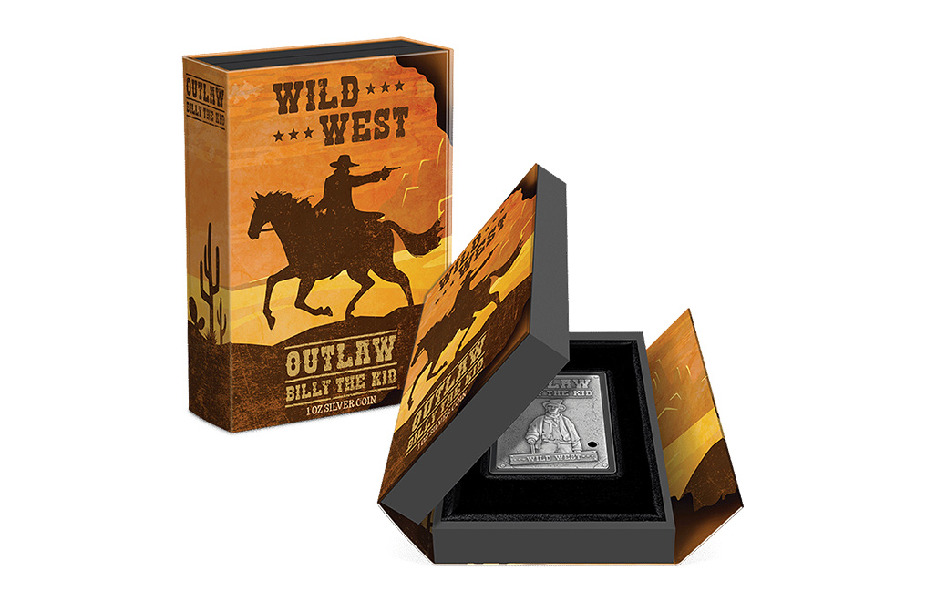 Buy 1 oz Silver Wild West Billy the Kid Coin (2023), image 4