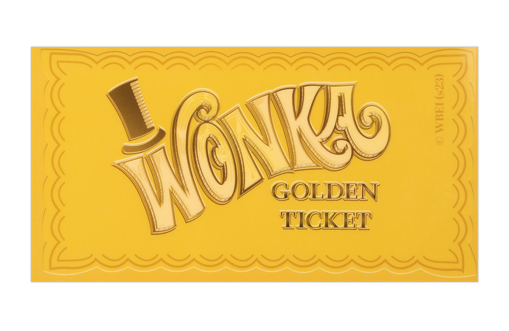 1 oz Silver Willy Wonka® Coin (2024) - Win a 5g Gold Golden Ticket, image 5