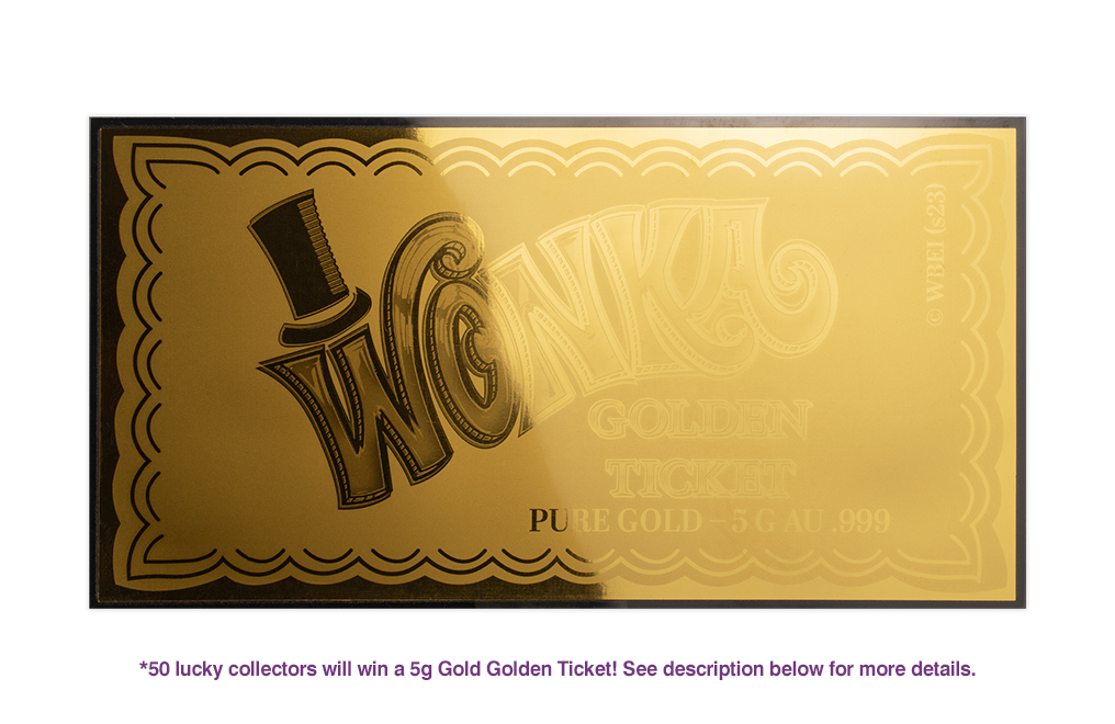 1 oz Silver Willy Wonka® Coin (2024) - Win a 5g Gold Golden Ticket, image 7