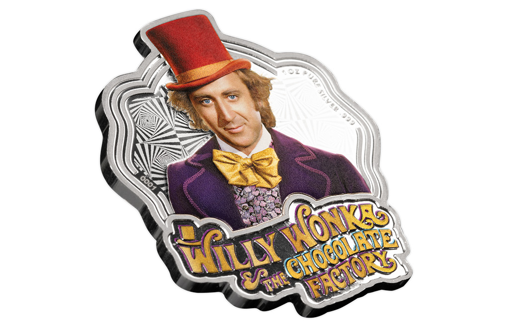 1 oz Silver Willy Wonka® Coin (2024) - Win a 5g Gold Golden Ticket, image 2