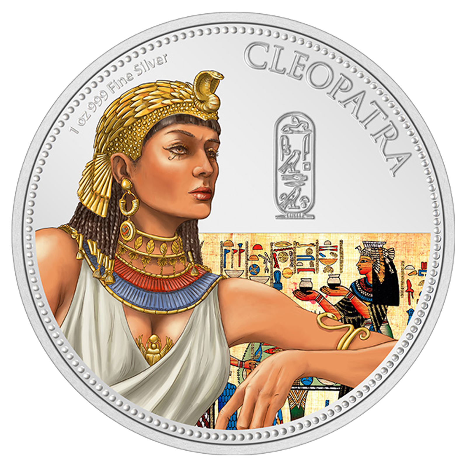 Buy 1 oz Silver Women in History Cleopatra Coin (2023), image 0