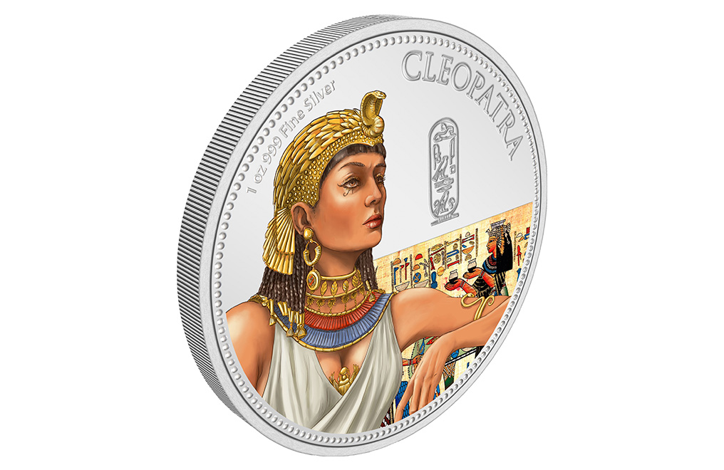 Buy 1 oz Silver Women in History Cleopatra Coin (2023), image 3