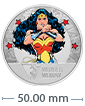 1 oz Silver Wonder Woman 80th Anniversary Coin (2021)
