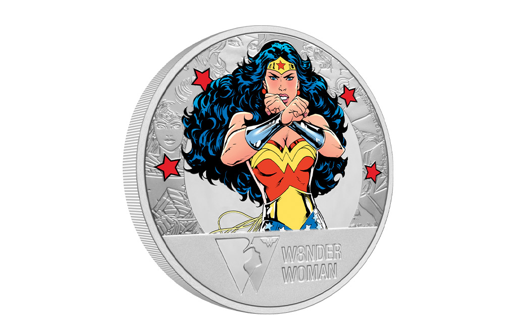 Buy 1 oz Silver Wonder Woman™ 80th Anniversary Proof Coin (2021), image 1