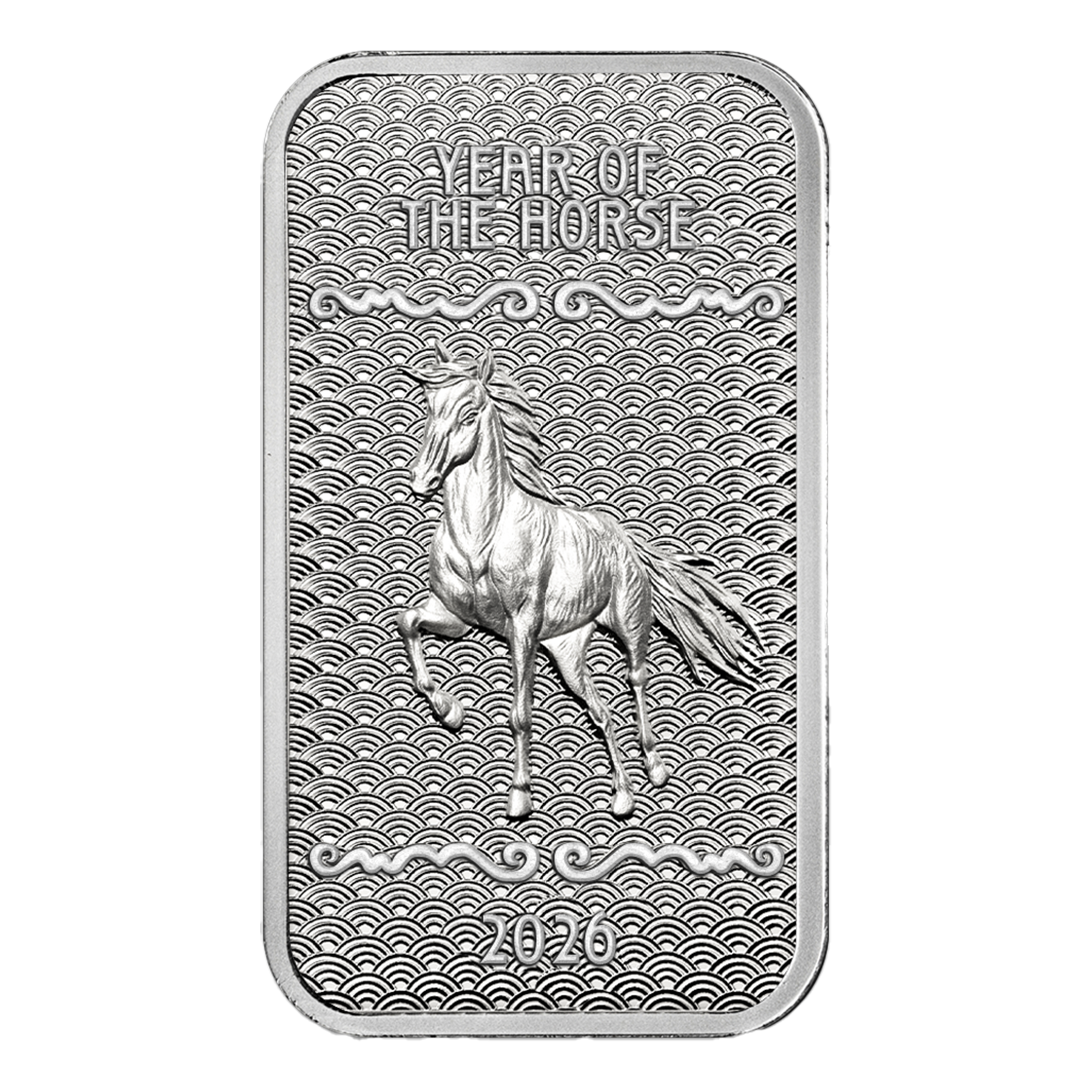 Buy 1 oz Silver Year of the Horse Bar (2026) {CAN: Shipping the week of Feb 9th}, image 0