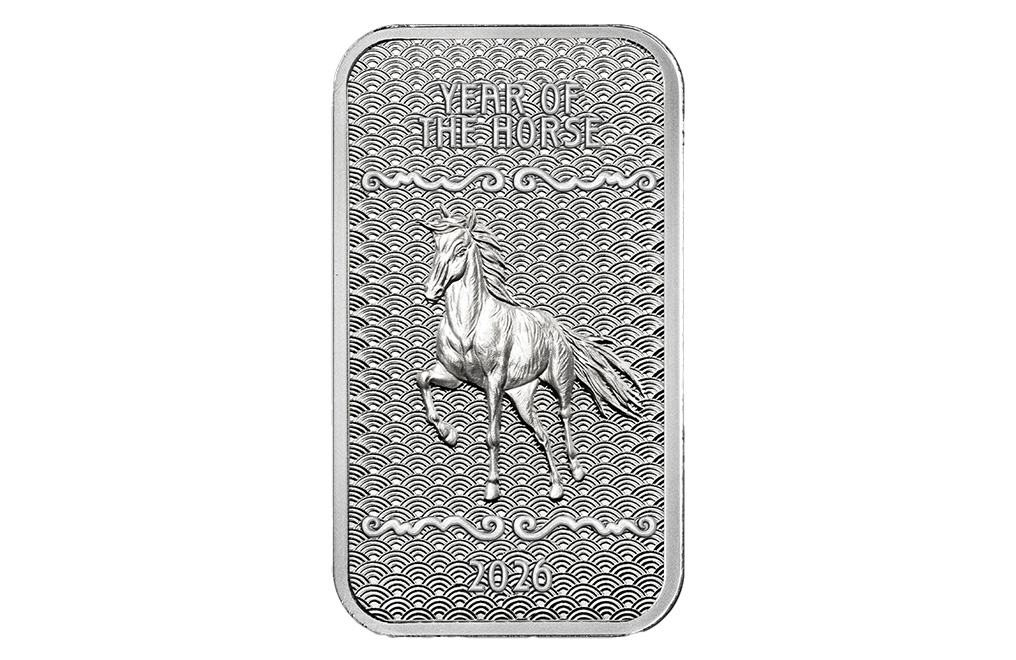 Buy 1 oz Silver Year of the Horse Bar (2026), image 0