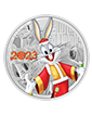 1 oz Silver Year of the Rabbit Bugs Bunny Coin (2023)