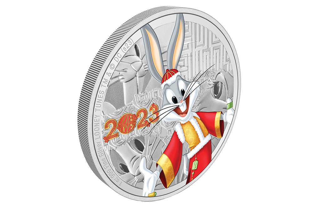 Buy 1 oz Silver Year of the Rabbit Bugs Bunny Coin (2023), image 3