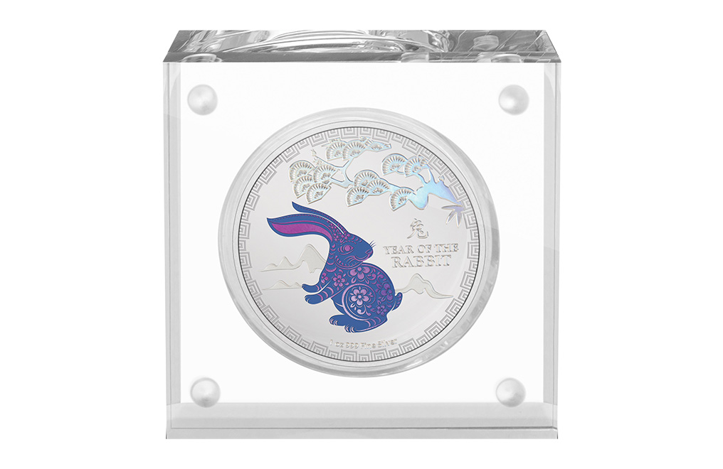 Buy 1 oz Silver Year of the Rabbit Coin (2023), image 3