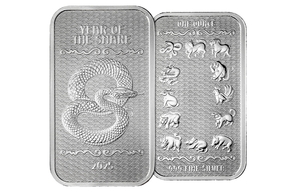 Buy 1 oz Silver Year of the Snake Bar (2025), image 2