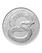 1 oz Silver Year of the Snake Round (2025)