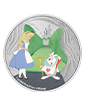 1 oz SilverAlice in Wonderland White Rabbit Coin (2021)