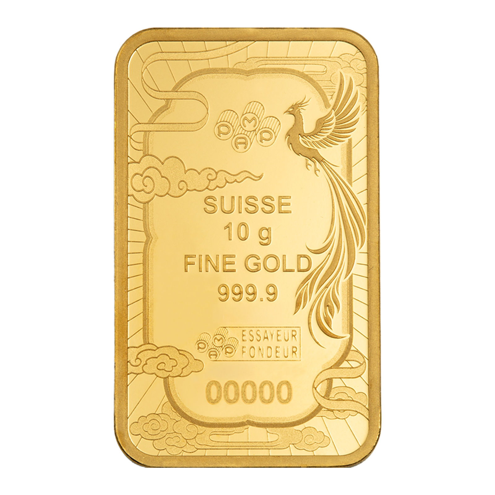 Buy 10 g Gold Good Luck Phoenix Colored Bar (2026), image 3