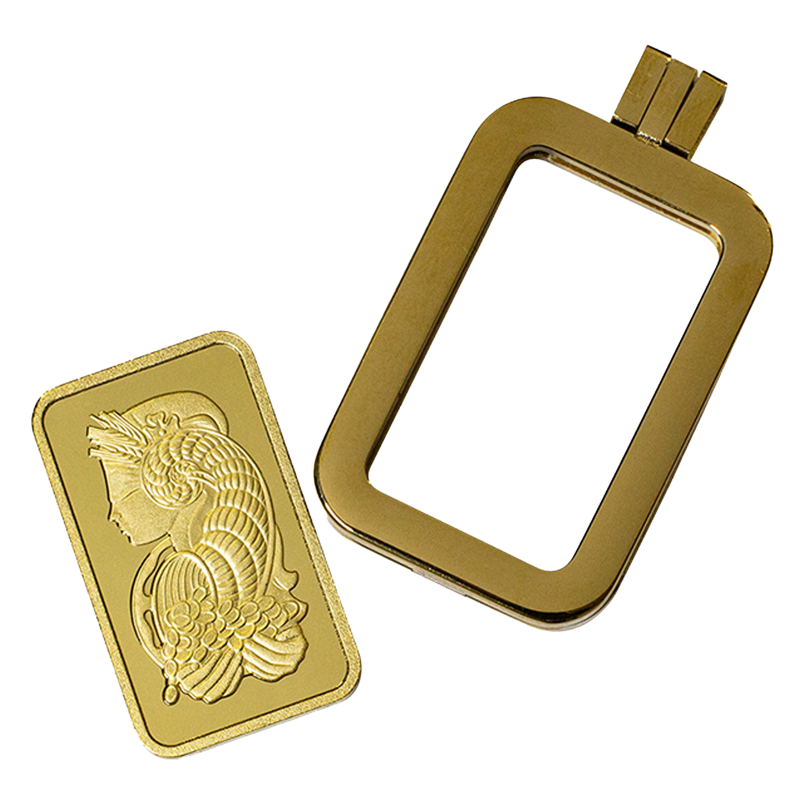 Buy 10 g Gold PAMP Fortuna Bar (with Pendant Frame), image 2