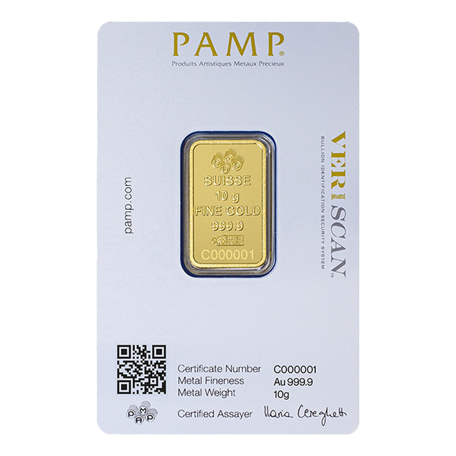 Buy 10 g Gold PAMP Fortuna Bar (with Pendant Frame), image 4