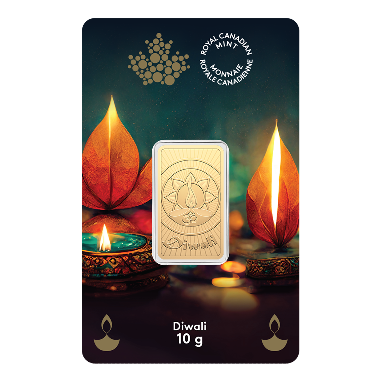 Buy 10 g Gold RCM Diwali Bar [Canada: Shipping the week of Oct 26][US: Shipping the week of Nov 2], image 0