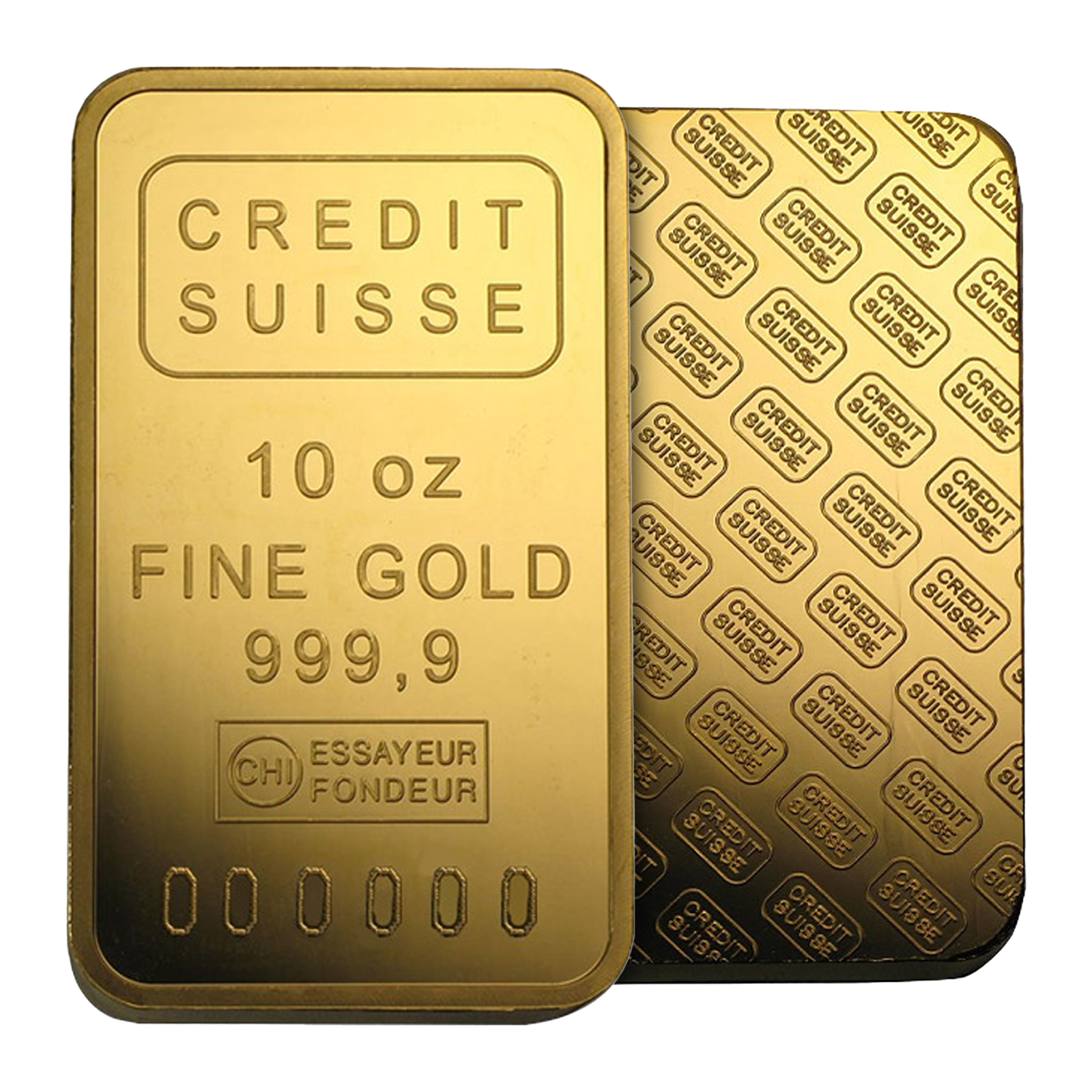 Sell Credit Suisse 10 oz Gold Bars (w/certificate only), image 1