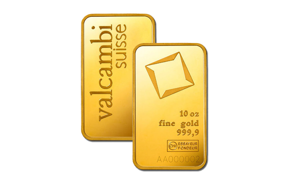 Sell Valcambi Suisse 10 oz Gold Bars, image 0