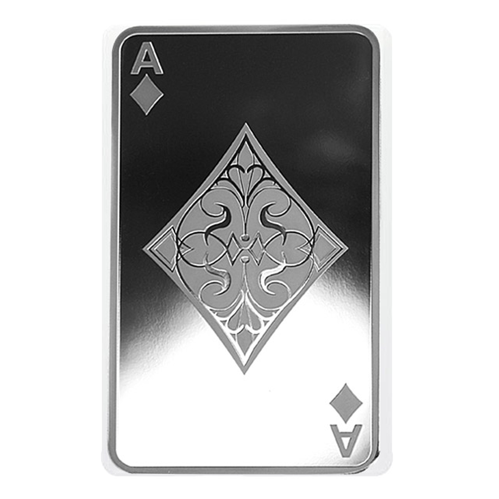 Buy 10 oz Silver Ace of Diamonds Bar .9999, image 0