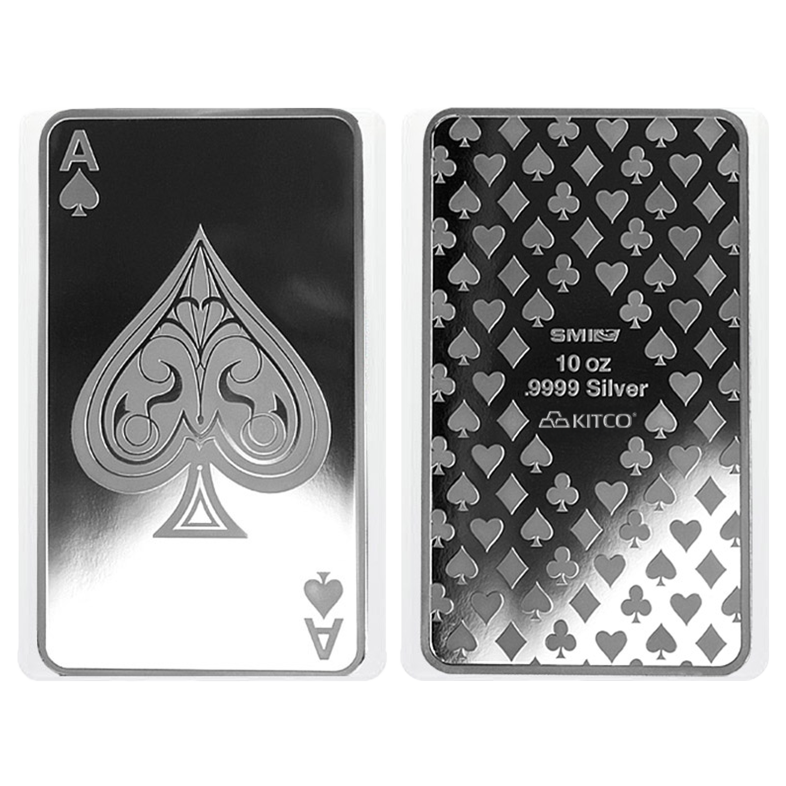 Buy 10 oz Silver Ace of Spades Bar .9999, image 0