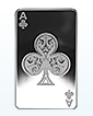 10 oz Silver Bar - Ace of Clubs