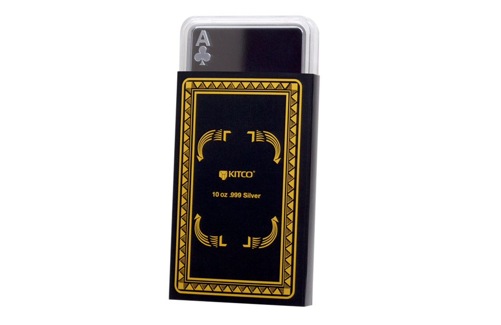 Buy 10 oz Silver Bar - Ace of Clubs, image 2