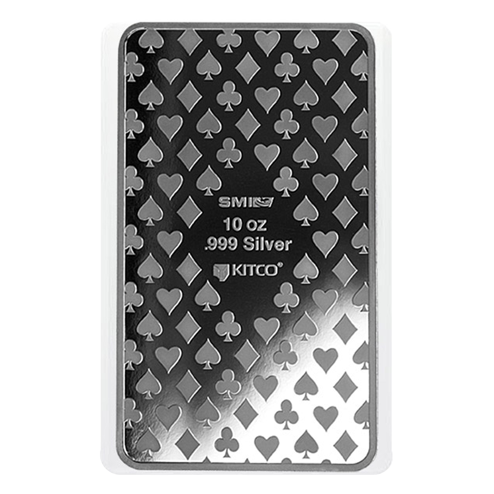 Buy 10 oz Silver Bar - Ace of Diamonds, image 1