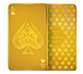 Buy 10 oz Silver Bar - Ace of Spades - 24K Gold Plated, image 2