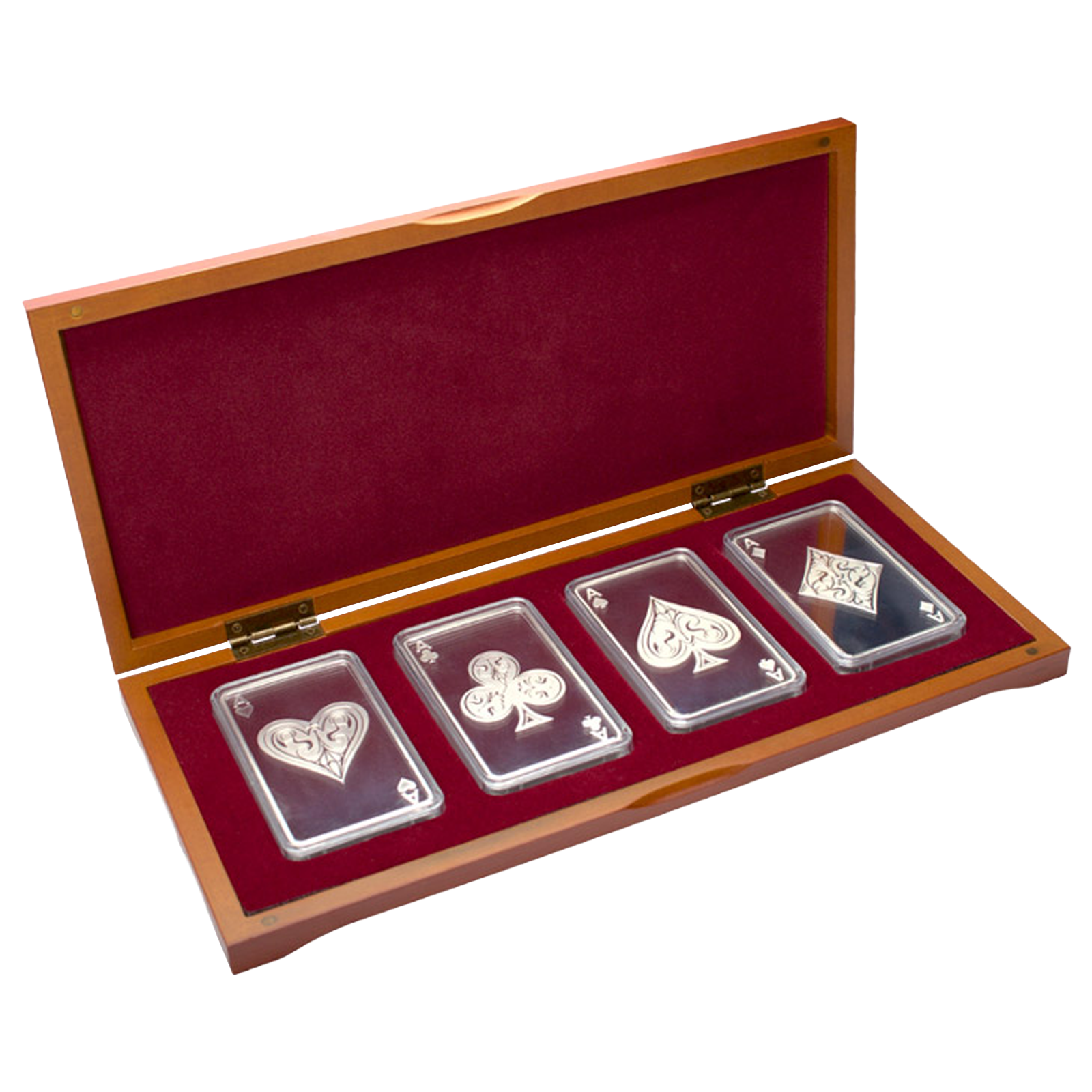 Buy 10 oz Silver Bar Set - 4 Aces, image 0
