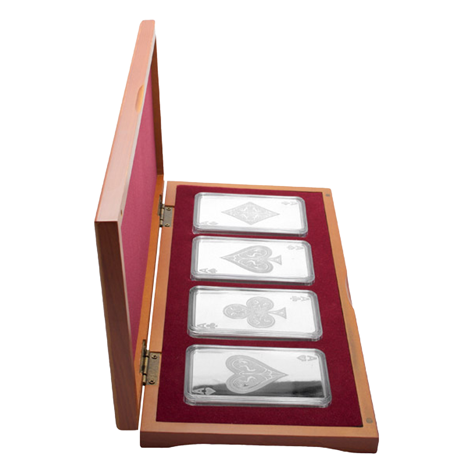 Buy 10 oz Silver Bar Set - 4 Aces, image 2
